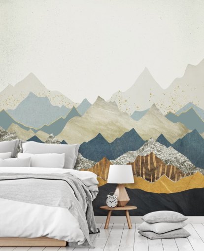 Marble and Concrete Effect Abstract Mountains Wallpaper Marble and Concrete Effect Abstract Mountains Wallpaper