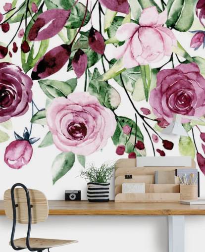 lila blomma och blad hängande tapeter lila blomma och blad hängande tapeter