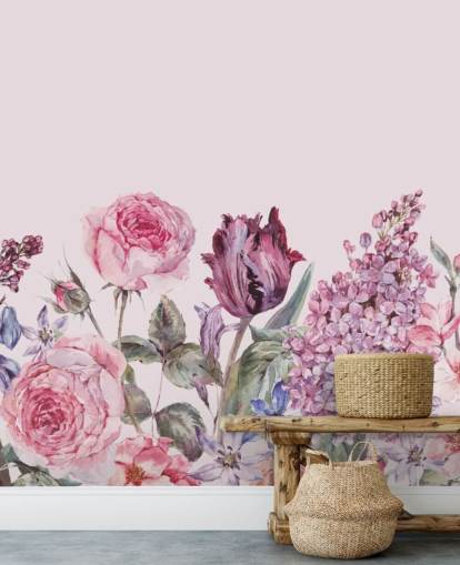 lila und rosa lila und rosengarten tapete lila und rosa lila und rosengarten tapete