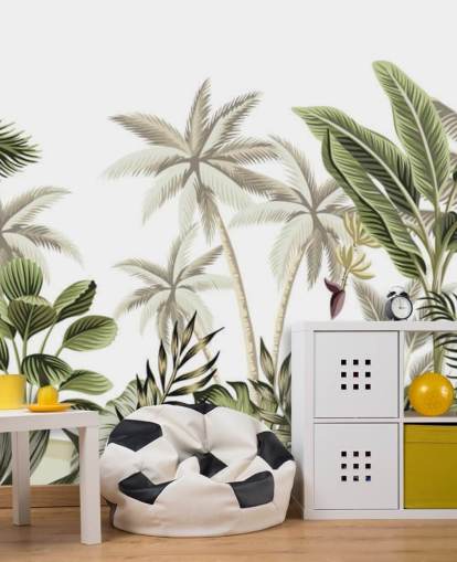 tropisk jungel tapet