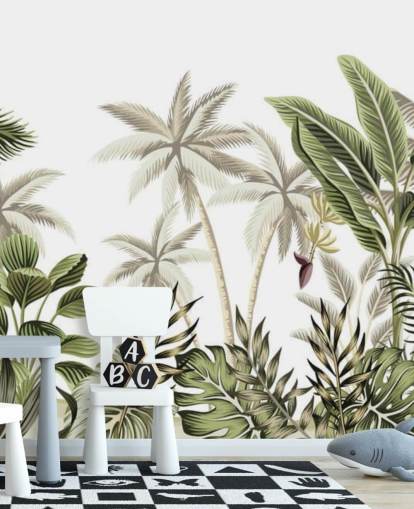 papel de parede selva tropical