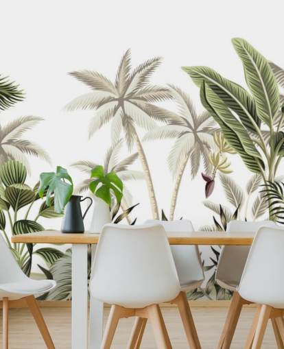 tropical jungle wallpaper