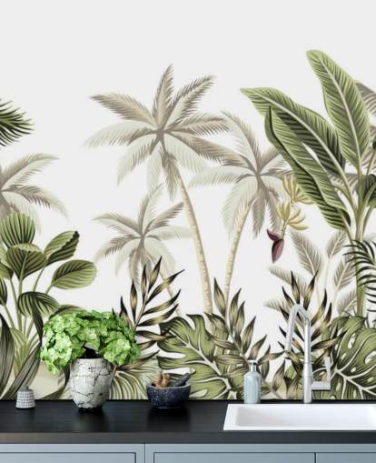 tropical jungle wallpaper