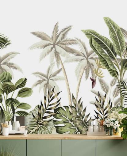 tropical jungle wallpaper