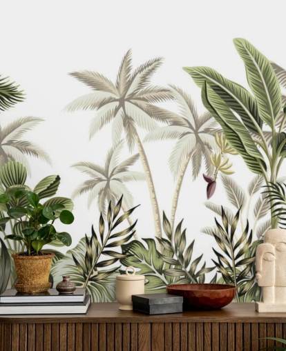 papel de parede selva tropical