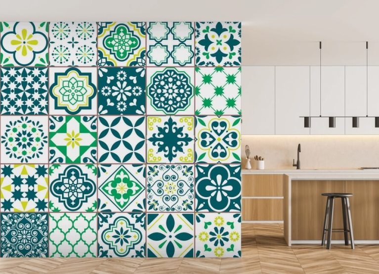 Tile Wallpaper Tile Effect Wall Murals Wallsauce UK