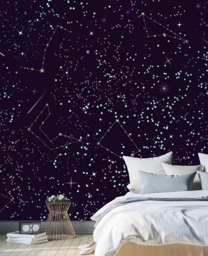 Flying Meteors and Stars Wallpaper Flying Meteors and Stars Wallpaper