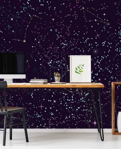 Papel pintado de estrellas y meteoros voladores Papel pintado de estrellas y meteoros voladores