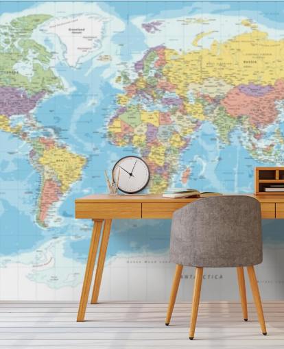 fond d'écran coloré de la carte du monde centré sur l'Europe fond d'écran coloré de la carte du monde centré sur l'Europe