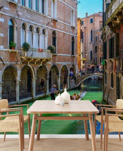 venetian canal wallpaper