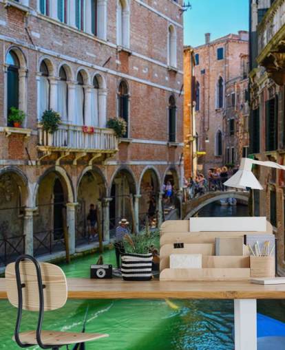 papel de parede canal veneziano
