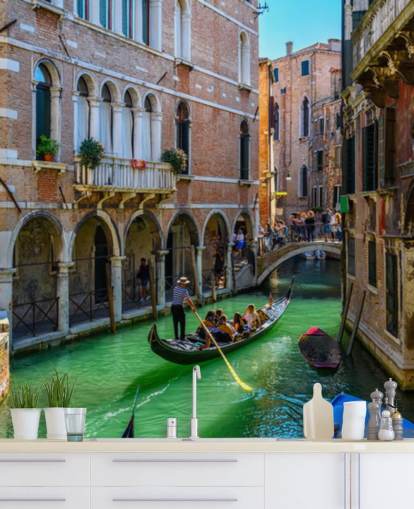 venetian canal wallpaper