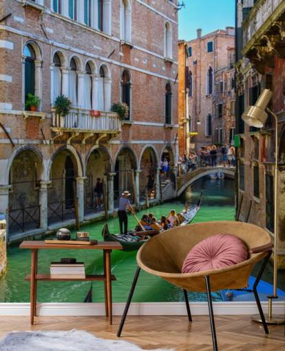 venetian canal wallpaper