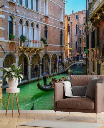 venetian canal wallpaper
