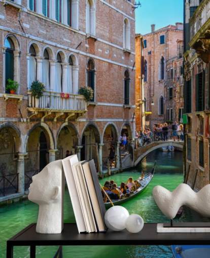venetian canal wallpaper
