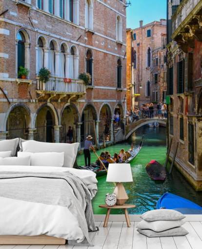 venetian canal wallpaper