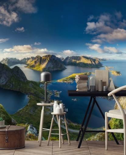 norge kyst- og klippevisning tapet