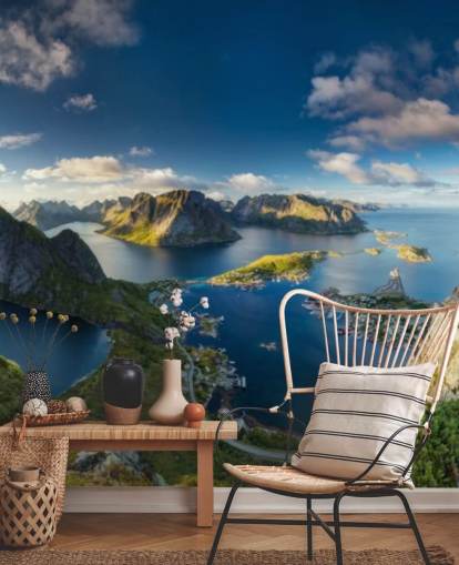 norway coastal and cliff view wallpaper