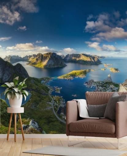 norway coastal and cliff view wallpaper