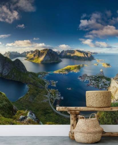 fondo de pantalla de vista costera y acantilado