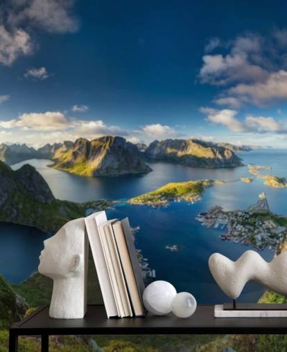 norway coastal and cliff view wallpaper