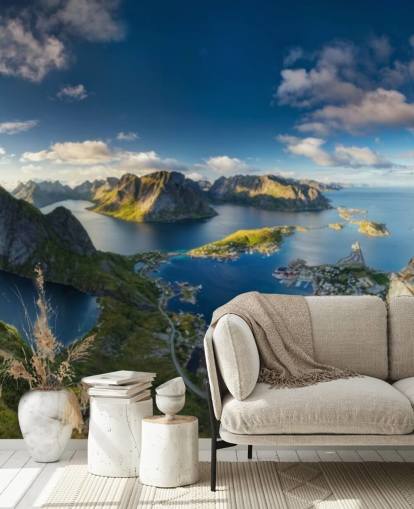 Norwegen Küsten- und Klippenansicht Tapete Norwegen Küsten- und Klippenansicht Tapete