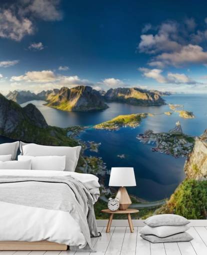 norway coastal and cliff view wallpaper