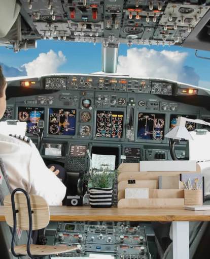 Papier peint du cockpit