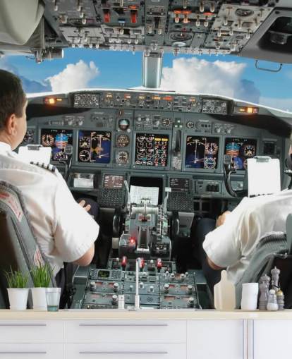 Cockpit behang