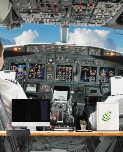 Papel de parede cockpit
