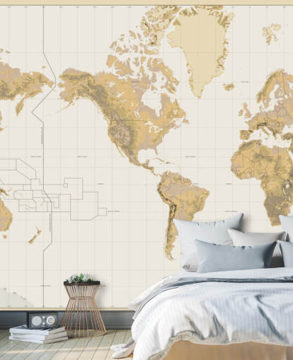 papel de parede mapa antigo neutro