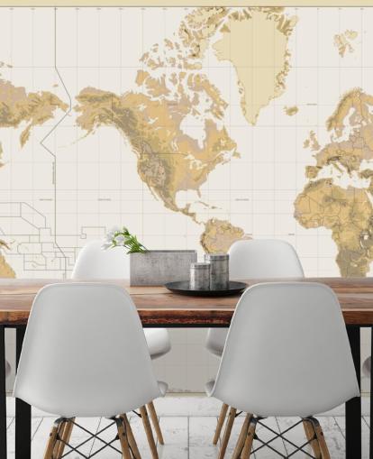 papel de parede mapa antigo neutro