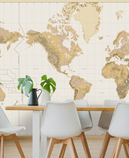 neutral old map wallpaper