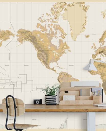 neutral old map wallpaper