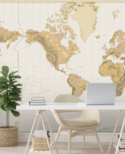 neutral old map wallpaper