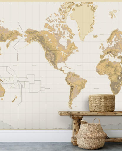 papel de parede mapa antigo neutro