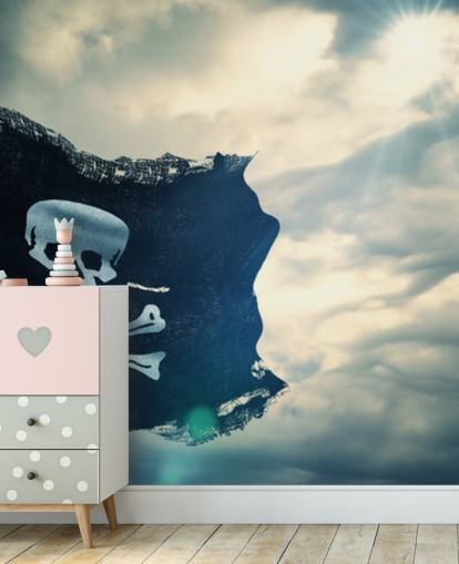 pirat flagga tapeter