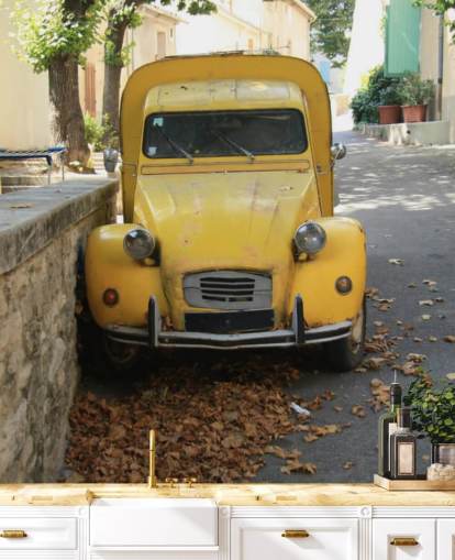 2CV Van Wall Mural Wallpaper