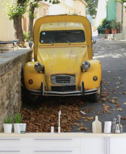 2CV Van Wall Mural Wallpaper