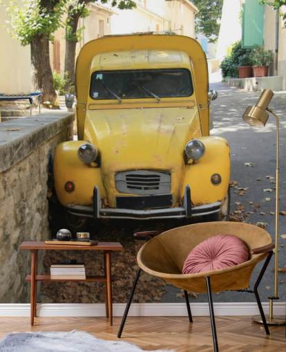 2CV Van Wall Mural Wallpaper