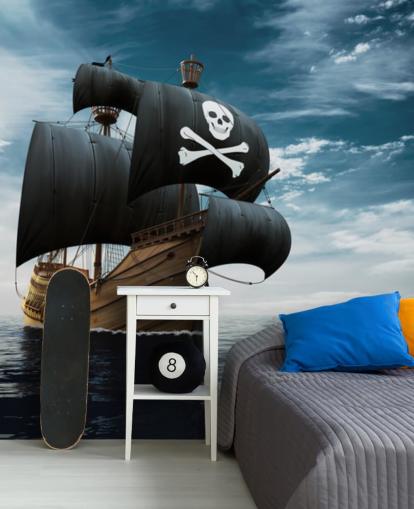 nave pirata bambini in carta da parati mare nave pirata bambini in carta da parati mare