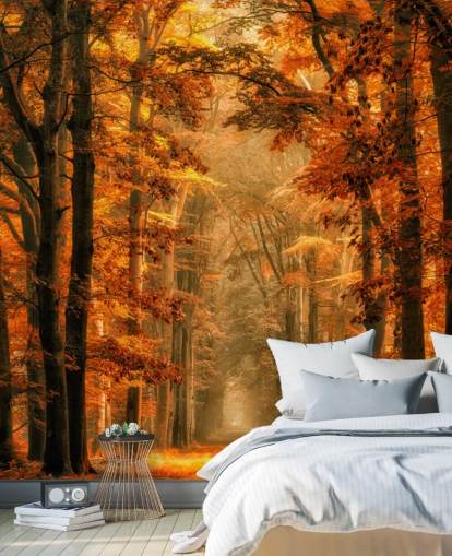Tapeten-Wandbild „Herbstwald“