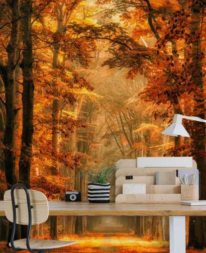 Tapeten-Wandbild „Herbstwald“