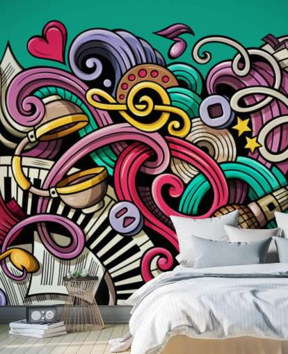 colourful instrument graffiti wallpaper colourful instrument graffiti wallpaper