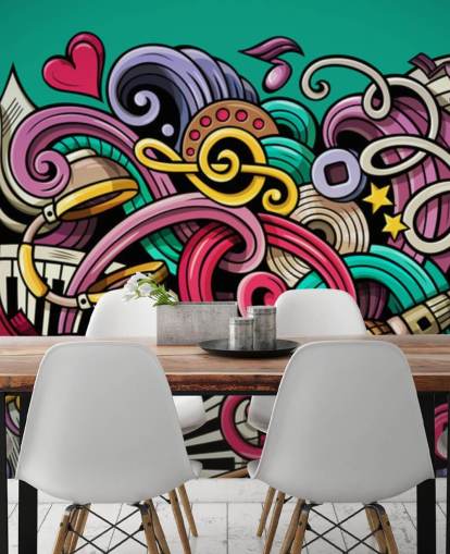 colourful instrument graffiti wallpaper colourful instrument graffiti wallpaper