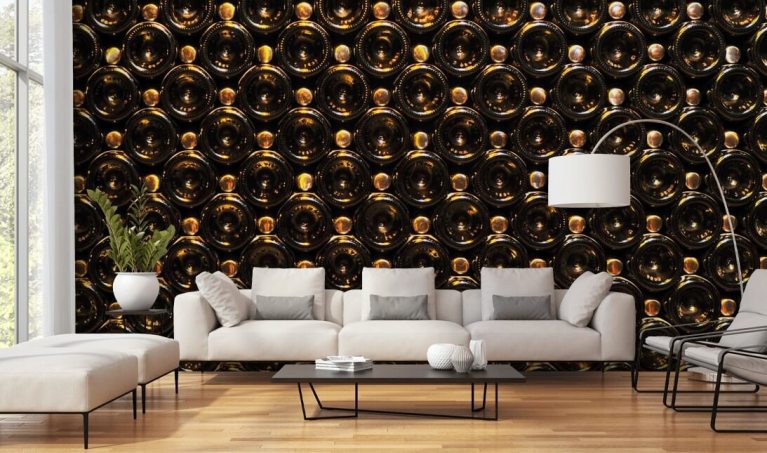 Wine Wallpaper & Wine Cellar Wall Murals | Wallsauce UK