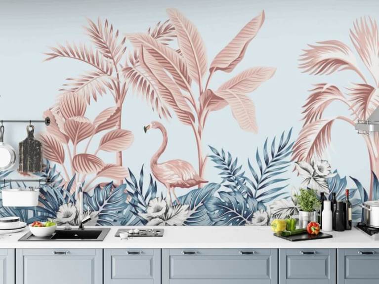 Flamingo Wallpaper & Wall Murals Wallsauce ZA