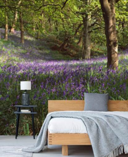 texas bluebell woodland behang texas bluebell woodland behang