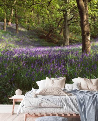 texas bluebell woodland wallpaper