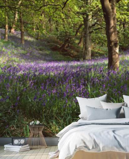 texas bluebell skog tapet texas bluebell skog tapet
